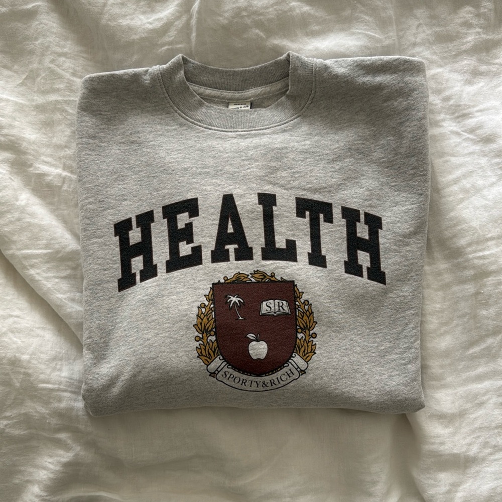 Sporty and rich health crewneck sweatshirt size xs